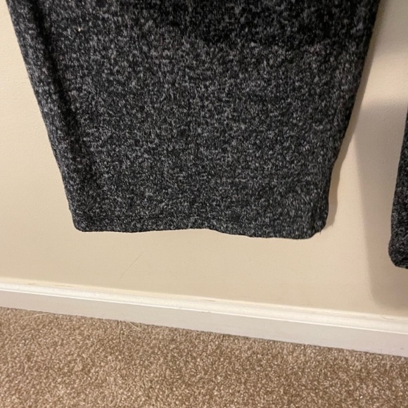 Lou & GRey brushmarl wrap style front jumpsuit stretchy pockets wide leg XS - Picture 5 of 9